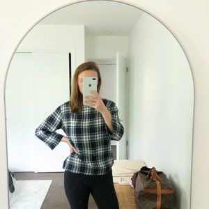 Madewell XS Herald Tee in Curtis Plaid